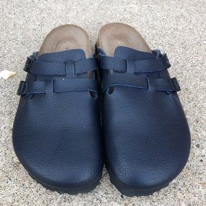 Navy Blue Birki Clogs (Birkenstocks)